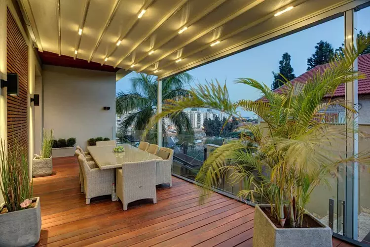 פרגולת אלומיניום 6